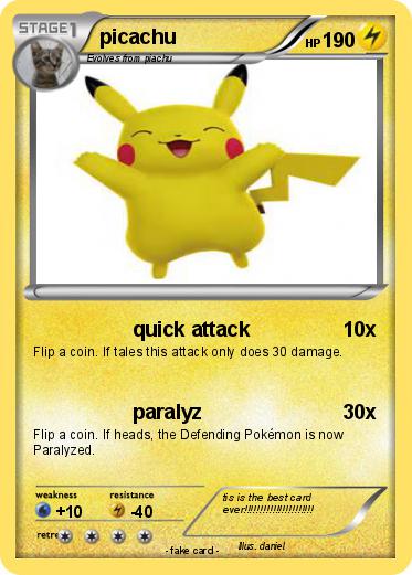 Pokemon picachu