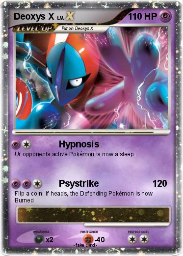 Pokemon Deoxys X