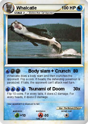 Pokemon Whalcatle
