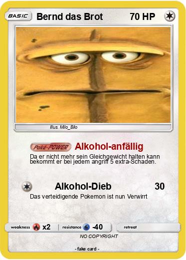 Pokemon Bernd das Brot