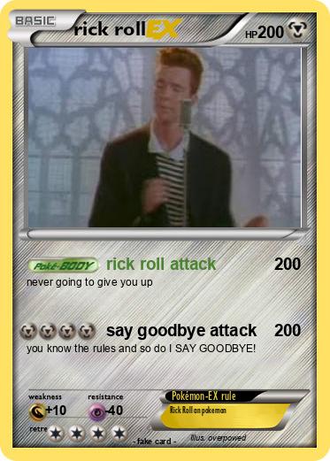 Pokemon rick roll