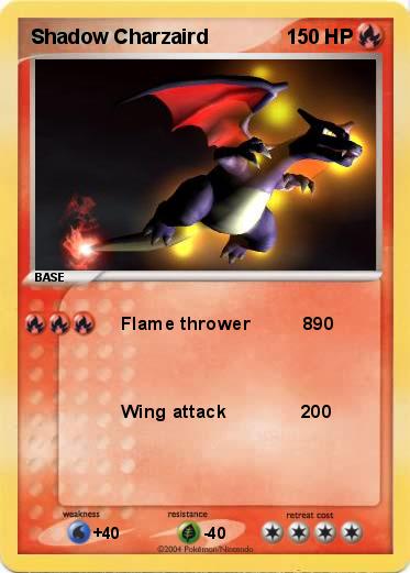 Pokemon Shadow Charzaird