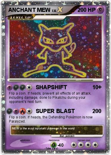 Pokemon ANCHANT MEW