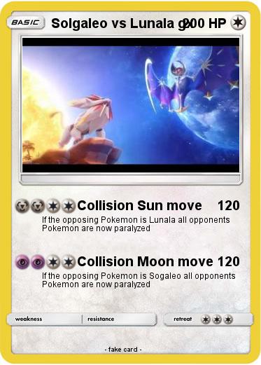 Pokemon Solgaleo vs Lunala gx