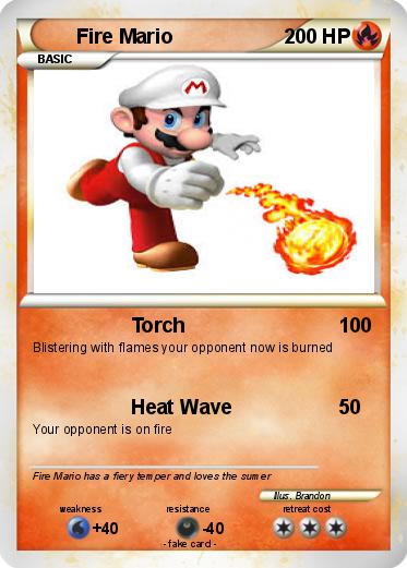 Pokemon Fire Mario