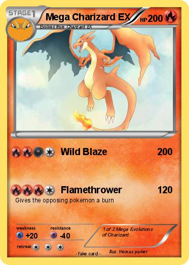 Pokemon Mega Charizard EX