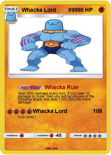 Pokemon Whacka Lord        999