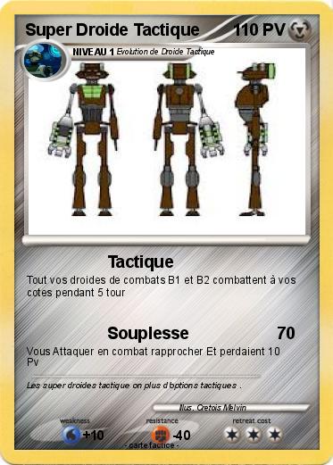 Pokemon Super Droide Tactique