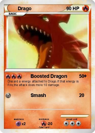 Pokémon Drago 606 606 - Boosted Dragon + - My Pokemon Card