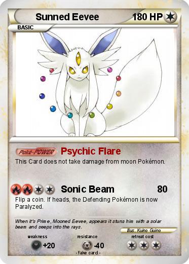 Pokemon Sunned Eevee