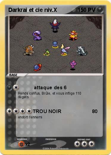 Pokemon Darkrai et cie niv.X