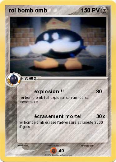 Pokemon roi bomb omb