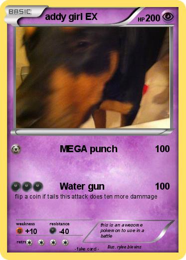 Pokemon addy girl EX