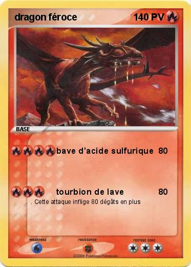 Pokemon dragon féroce