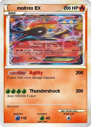 Pokemon moltrex EX