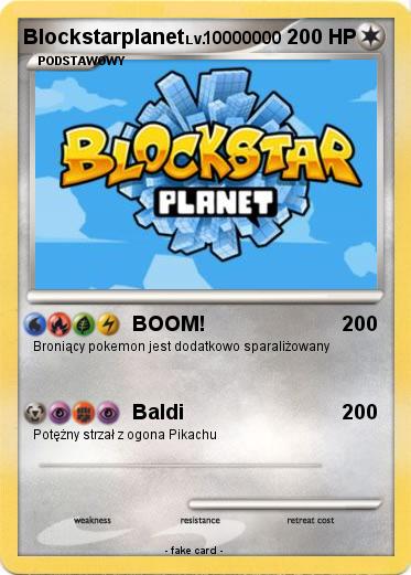 Pokemon Blockstarplanet