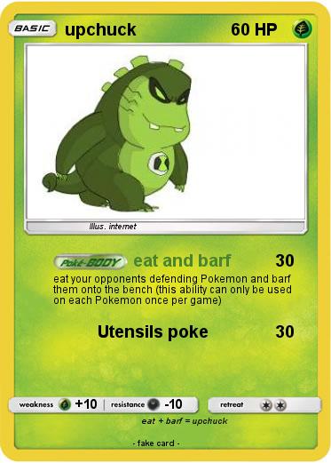 Pokemon upchuck