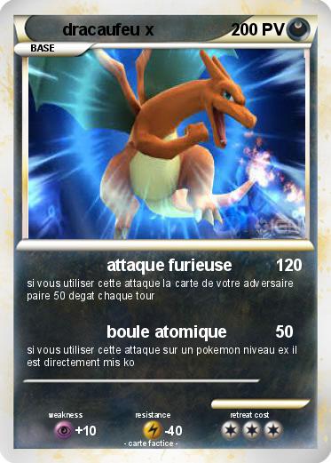 Pokemon dracaufeu x