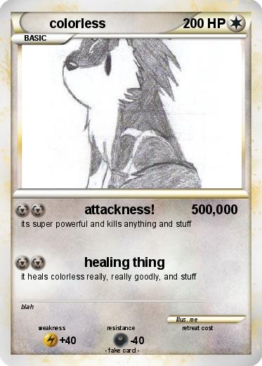 Pokemon colorless