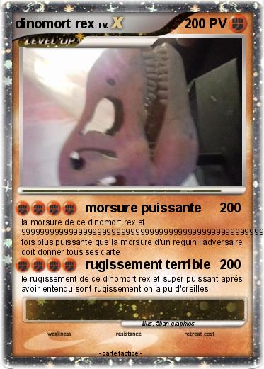 Pokemon dinomort rex