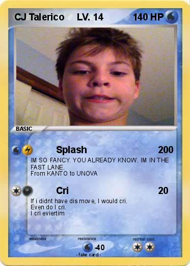 Pokemon CJ Talerico     LV. 14