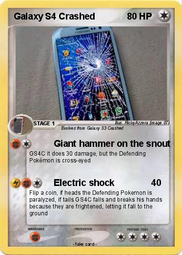 Pokemon Galaxy S4 Crashed