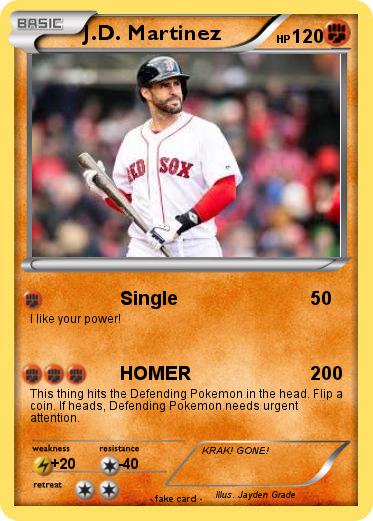Pokemon J.D. Martinez
