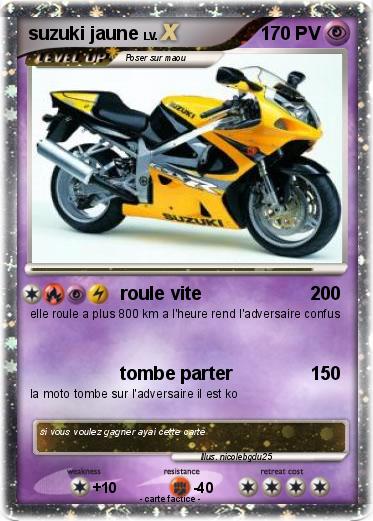 Pokemon suzuki jaune