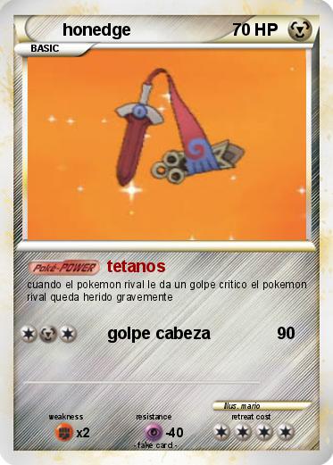 Pokemon honedge