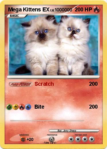 Pokemon Mega Kittens EX