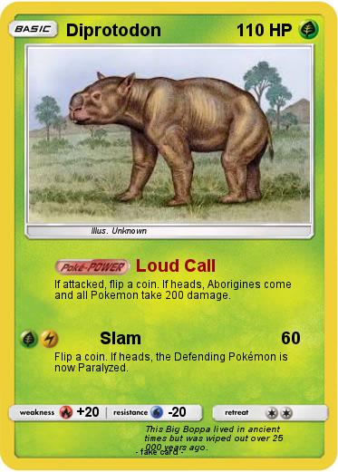 Pokemon Diprotodon