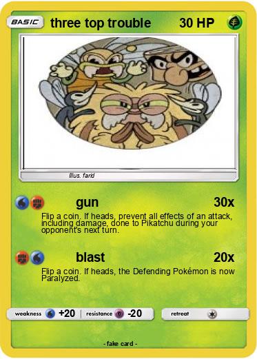 Pokemon three top trouble
