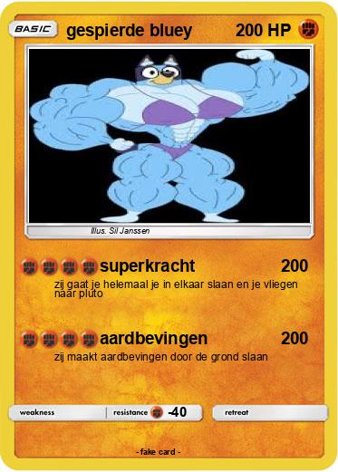Pokemon gespierde bluey