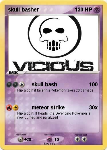Pokemon skull basher