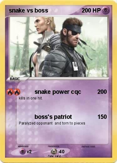 Pokemon snake vs boss