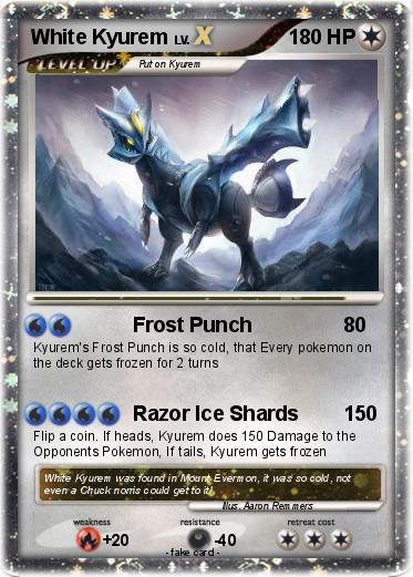 Pokemon White Kyurem