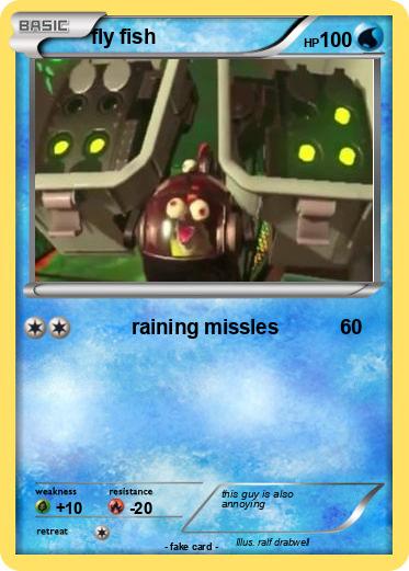 Pokemon fly fish