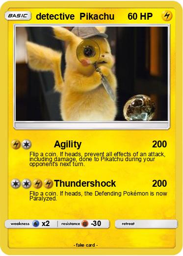 Pokemon detective  Pikachu