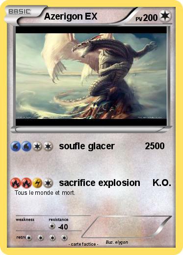 Pokemon Azerigon EX
