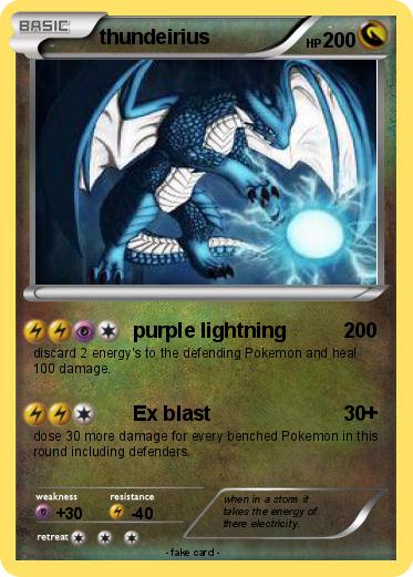 Pokemon thundeirius