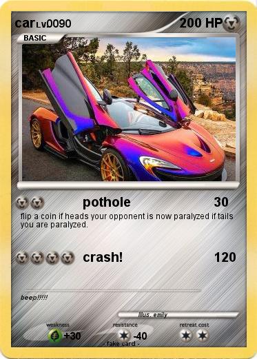 Pokemon car