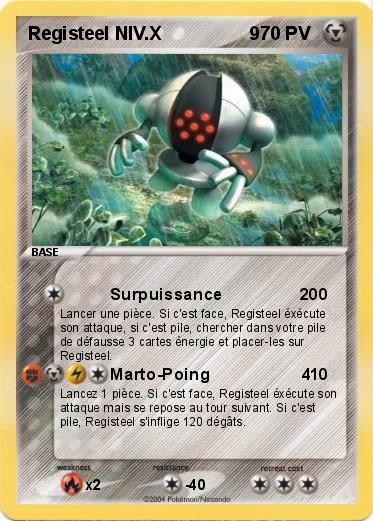 Pokemon Registeel NIV.X                 9