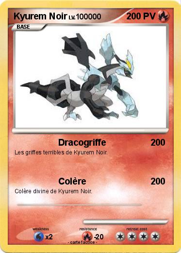 Pokemon Kyurem Noir