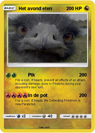 Pokemon Het avond eten