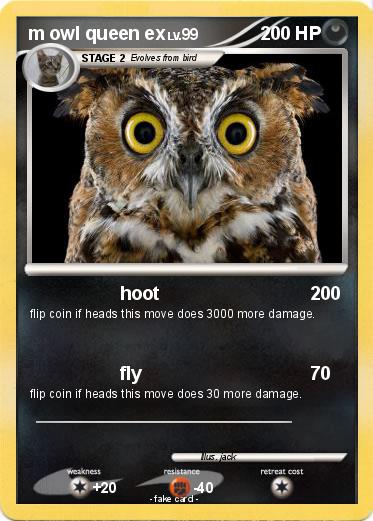 Pokemon m owl queen ex
