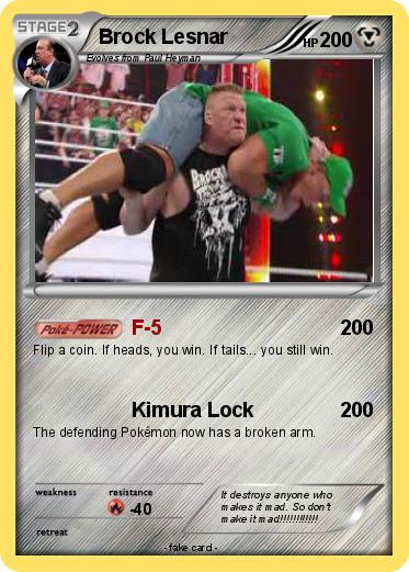 Pokemon Brock Lesnar