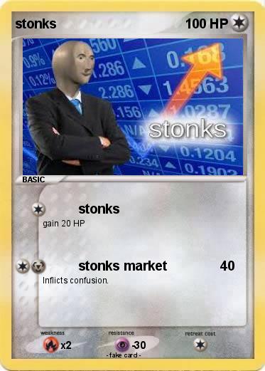 Pokemon stonks