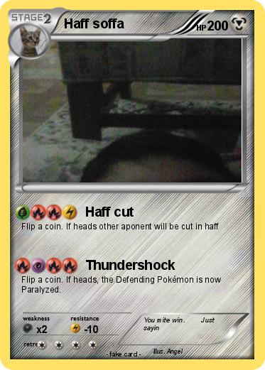 Pokemon Haff soffa