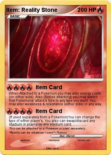 Pokemon Item: Reality Stone