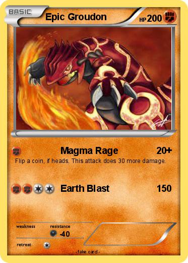 Pokemon Epic Groudon